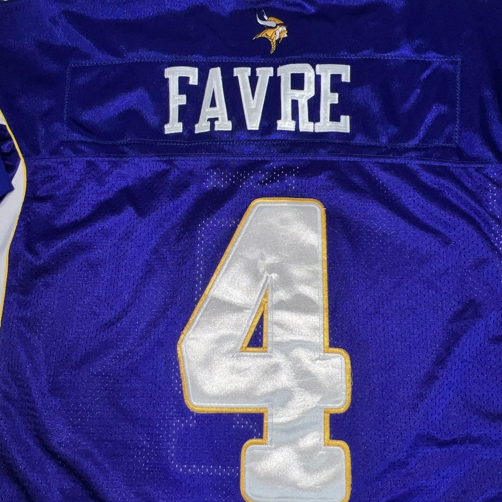 Brett Favre Minnesota Vikings Jersey Stitched Reebok On Field NFL Size 54